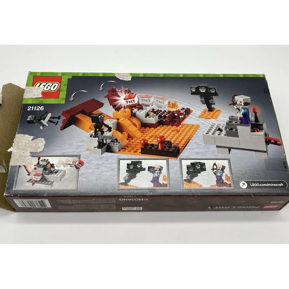 Rare & Retired LEGO Minecraft The Wither Set 21126 w/ Box ~ Incomplete, READ DES